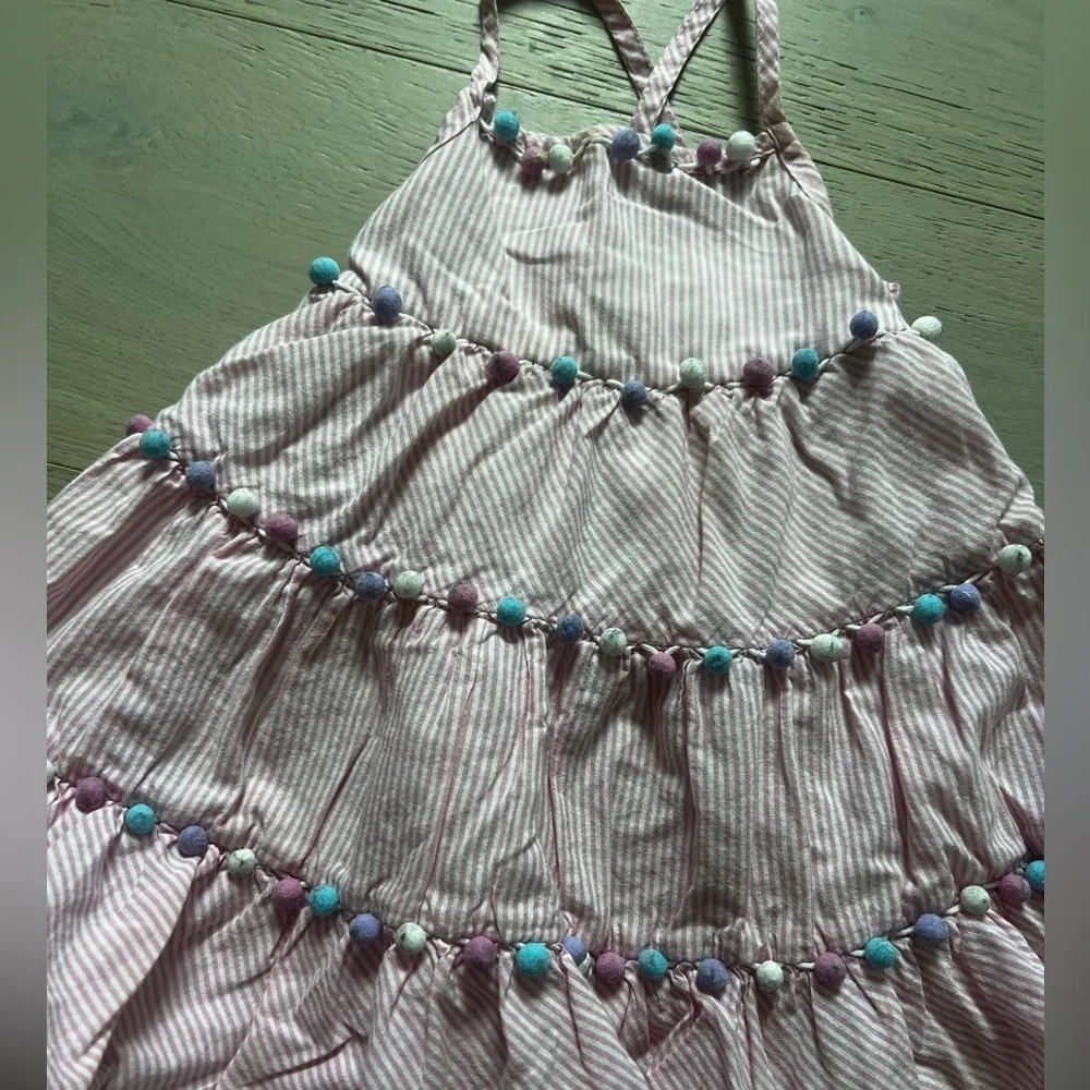 Tommy Bahama Pink Striped dress 3T